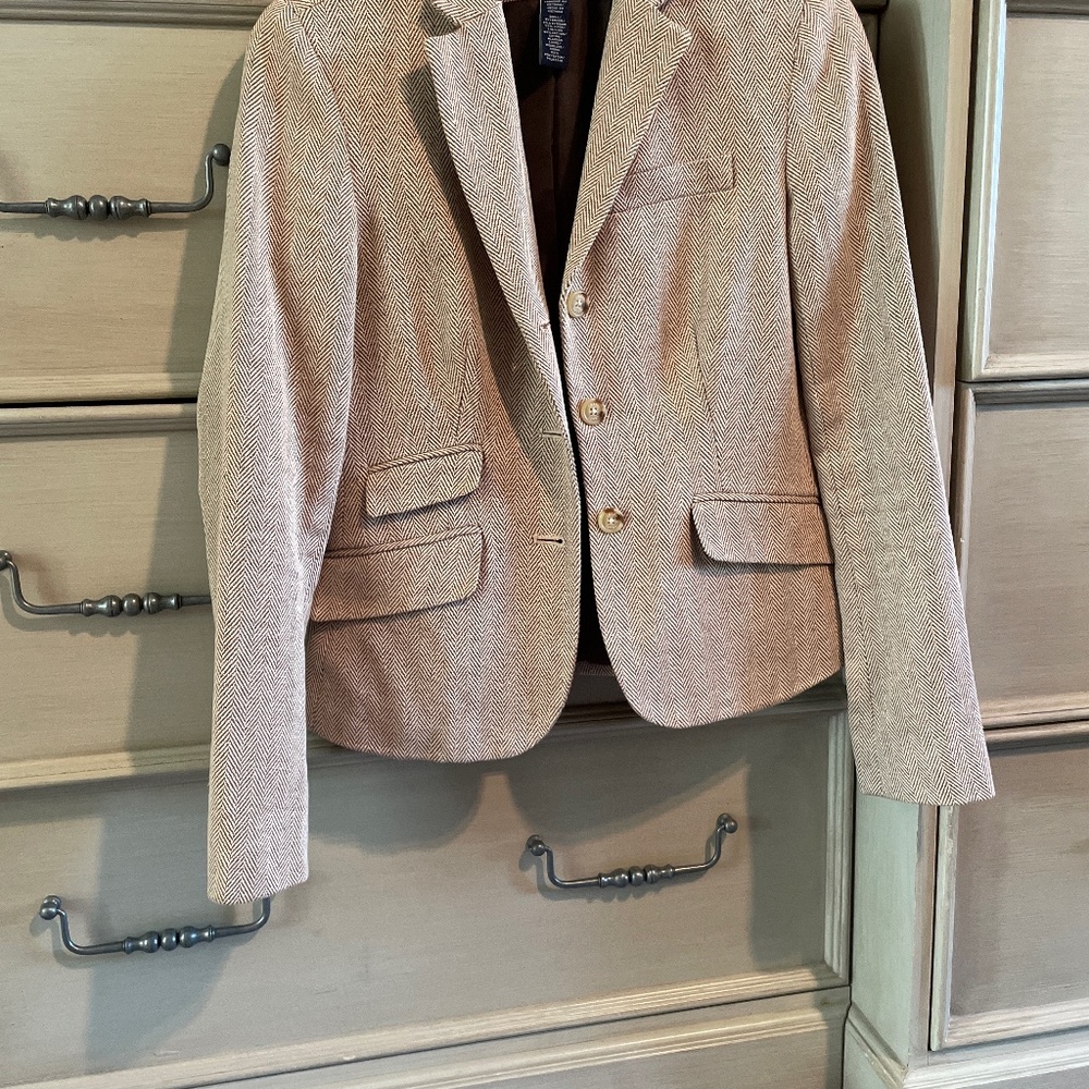 Chaps herringbone  blazer